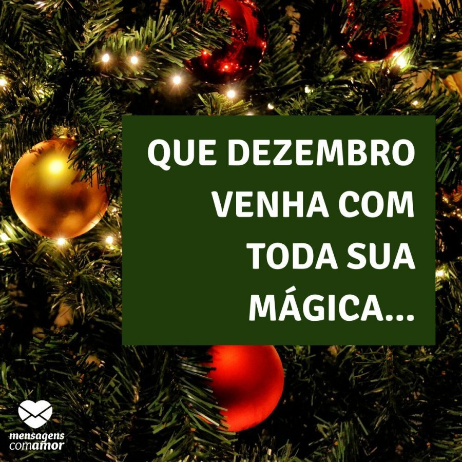 Frases de dezembro para aproveitar o tempo de renovação Frases de dezembro para aproveitar o tempo de renovação