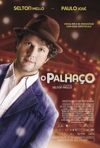 Ator protagonista Selton Mello em poster de divulgação do filme 'O Palhaço'