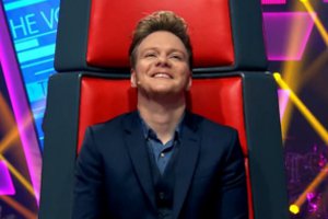Divulgação na internet Michel Teló como jurado do The Voice Brasil