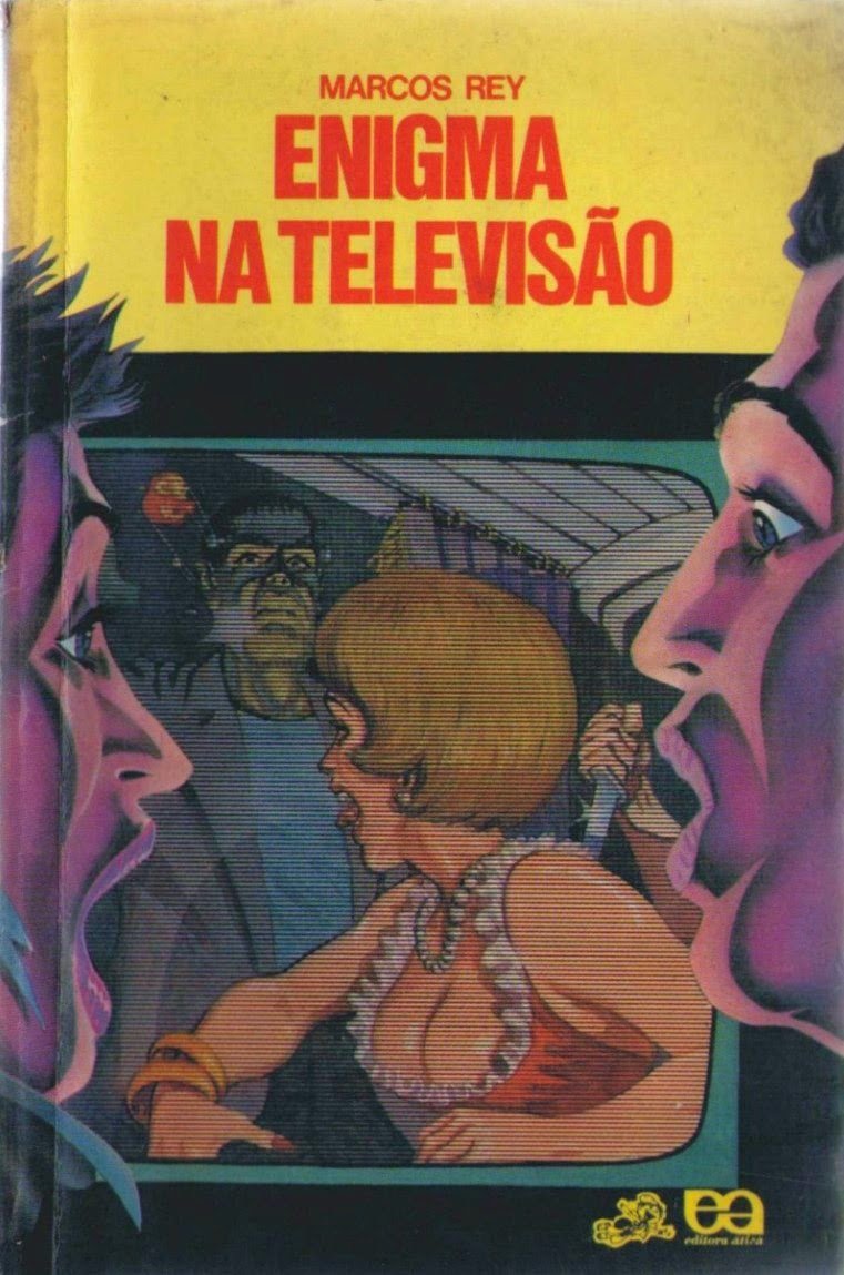 Capa do livro Enigma na Televisão, de Marcos Rey.
