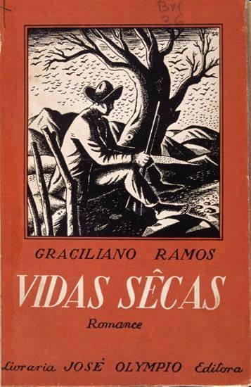 Capa do livro Vidas secas, de Graciliano Ramos.