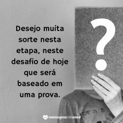 Mensagens De Boa Prova Foco Nos Estudos