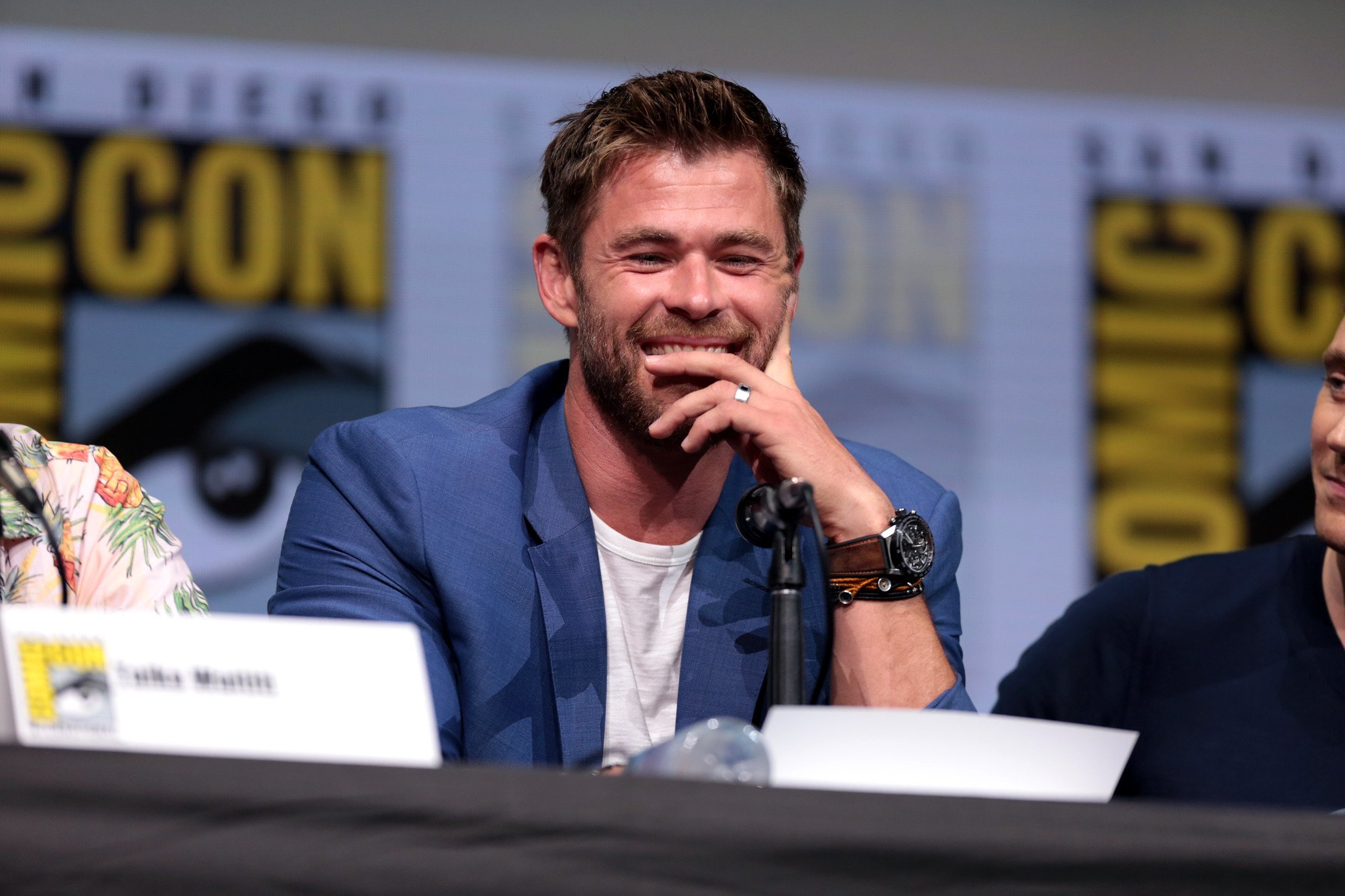 Chris Hemsworth na ComicCon Experience.