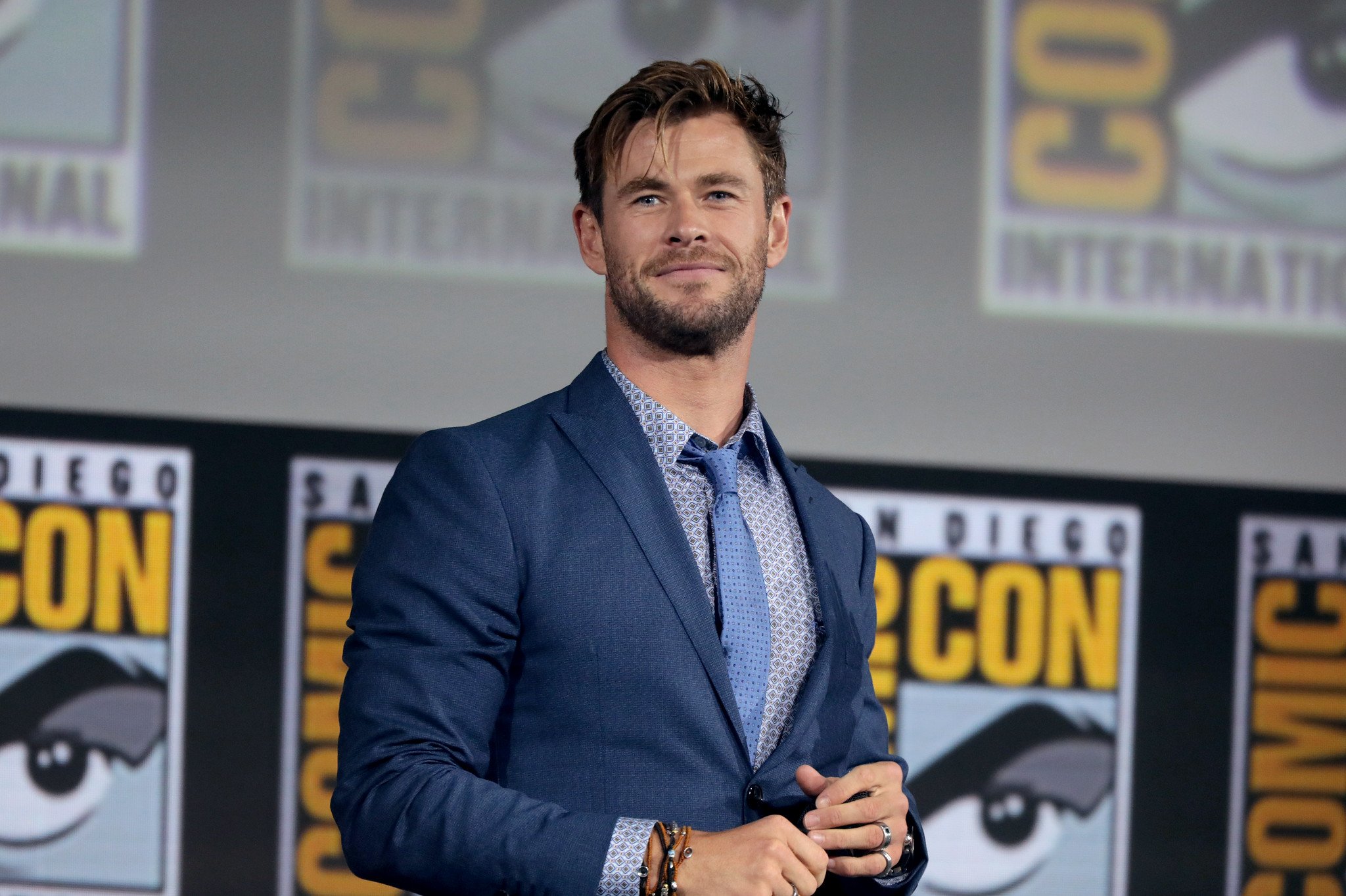 Chris Hemsworth na ComicCon Experience.