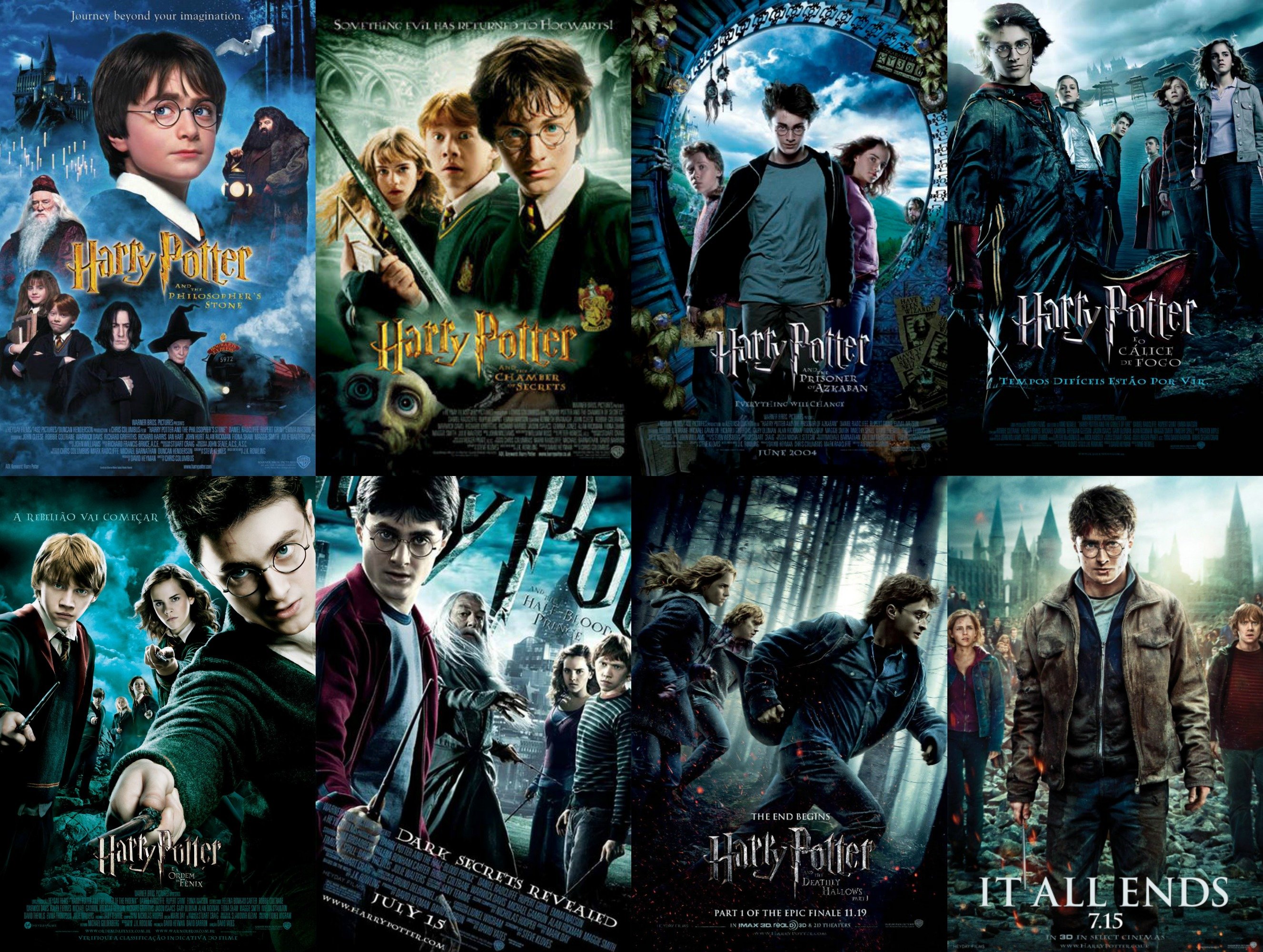 Harry Potter – Toda a saga - Filmes que toda criança deveria assistir -  Filmes