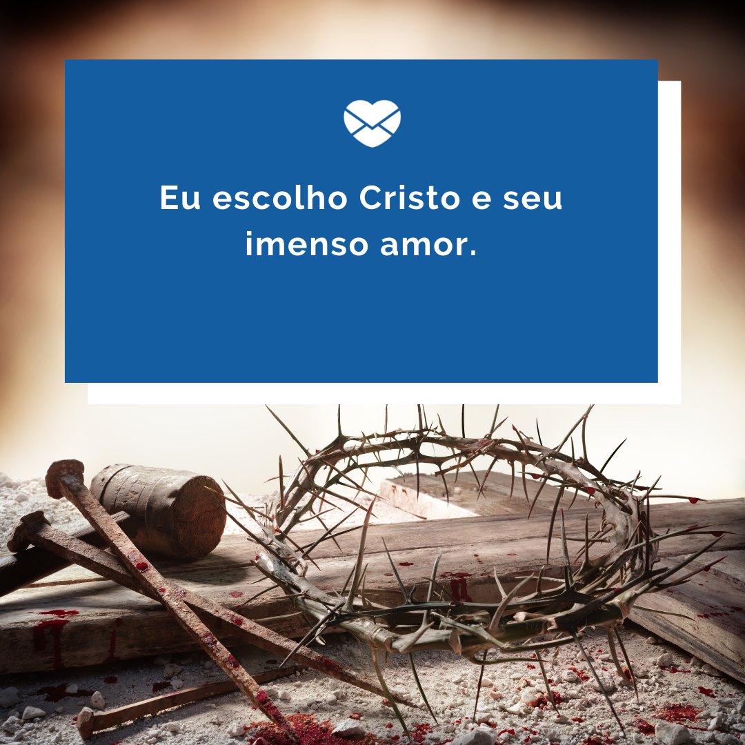 'Eu escolho Cristo e seu imenso amor.' - Mensagens de Natal evangélicas