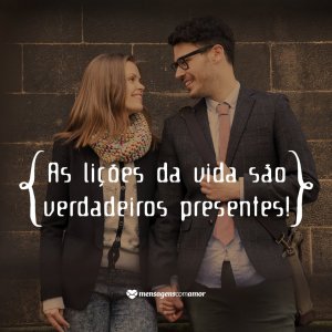 Mensagens Com Amor/ Canva 'As lições da vida são verdadeiros presentes!' - 14 reflexões para crescer ainda mais
