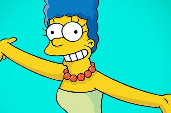 Marge Simpson da série de animação Os Simpsons