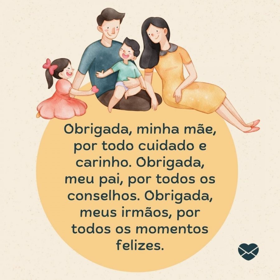 Mensagens de gratidão à família. Valorize quem você ama!