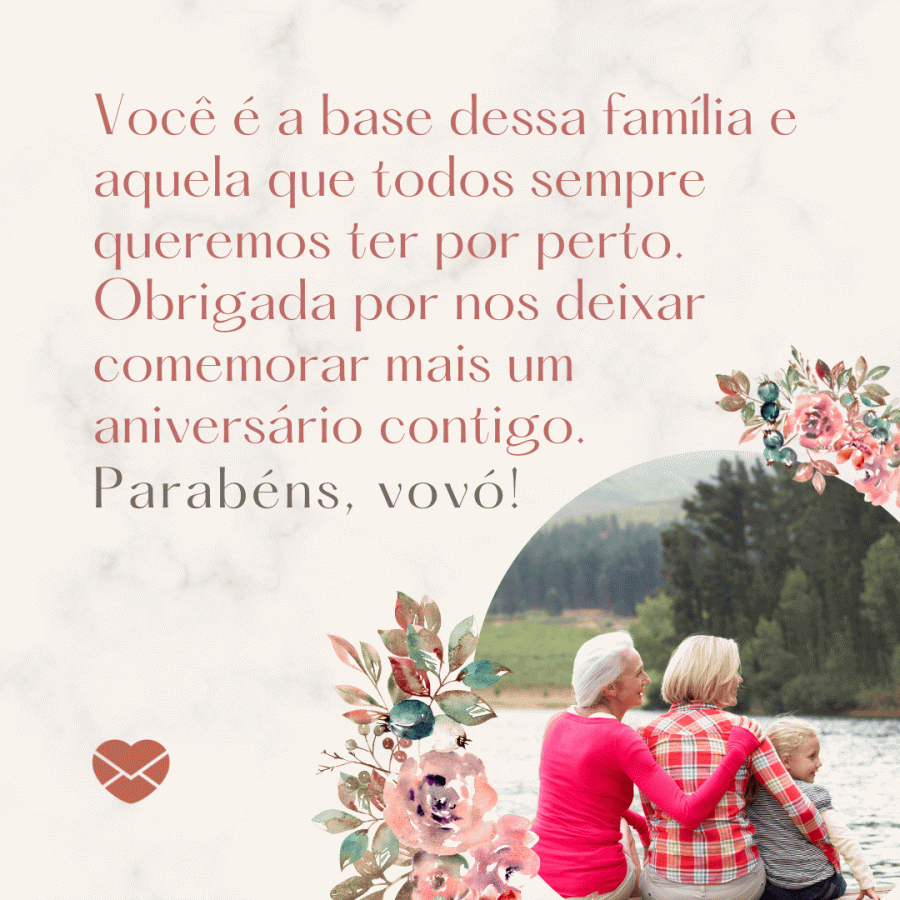 Mensagens de aniversário para a avó: celebre esse grande dia