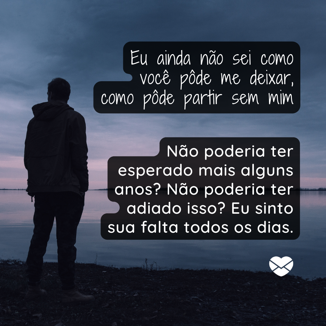 Mensagens com Amor / Canva / Lukas Rychvalsky 'Eu ainda não sei como você pôde me deixar, como pôde partir sem mim – não poderia ter esperado mais alguns anos? Não poderia ter adiado isso? Eu sinto sua falta todos os dias.' - Mensagens para amiga que faleceu