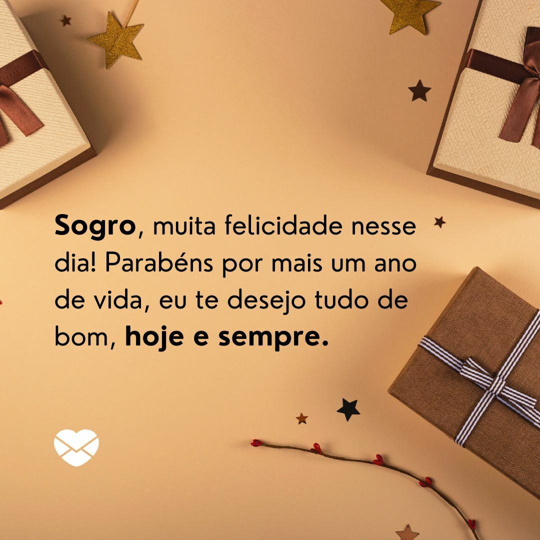 Mensagens de aniversário para o sogro: inspire-se aqui