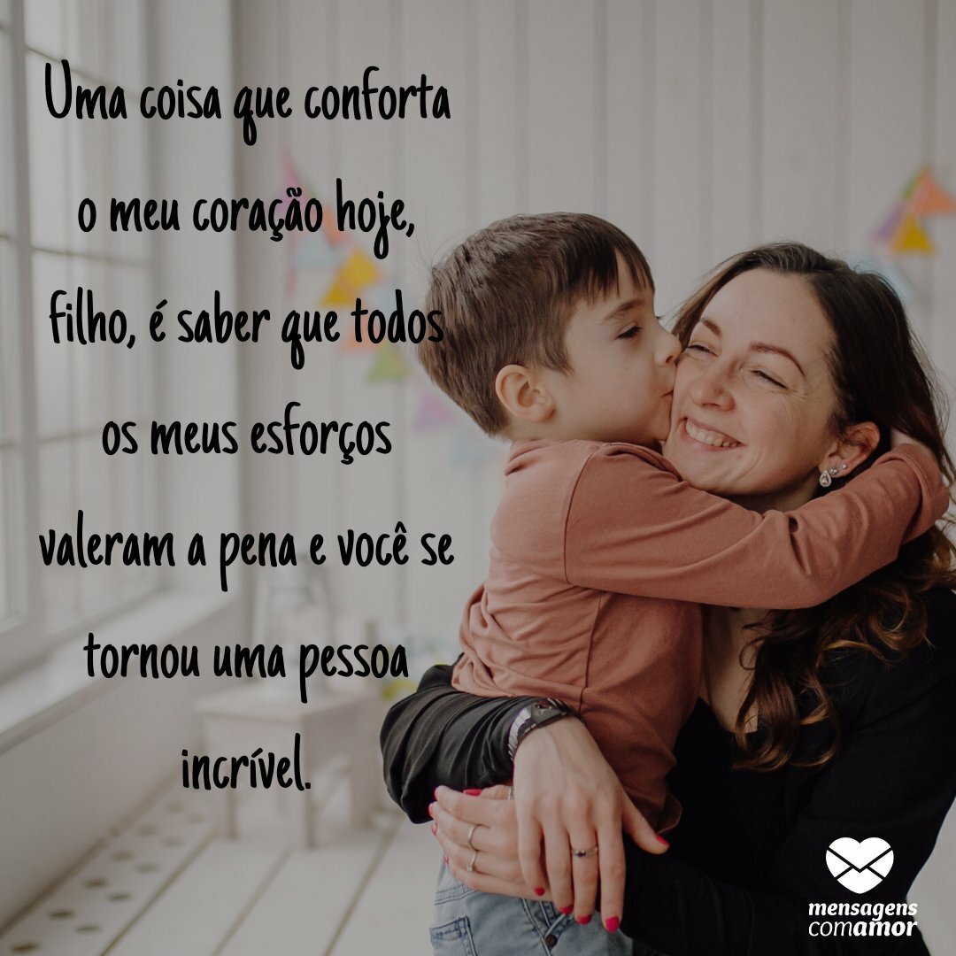 Mensagens de mãe para filho. Torne-se próximo de sua prole!