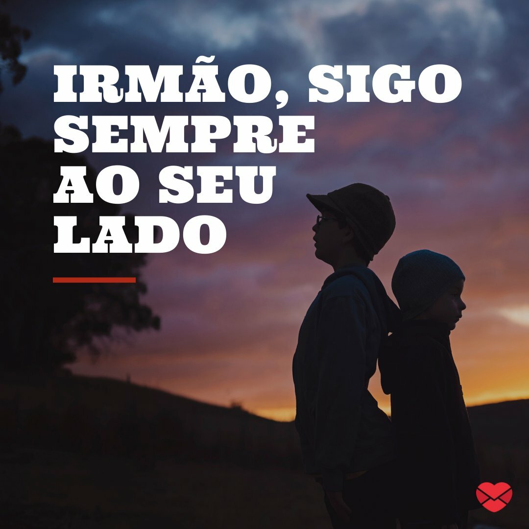 Faça declarações de amor para o irmão com estas mensagens