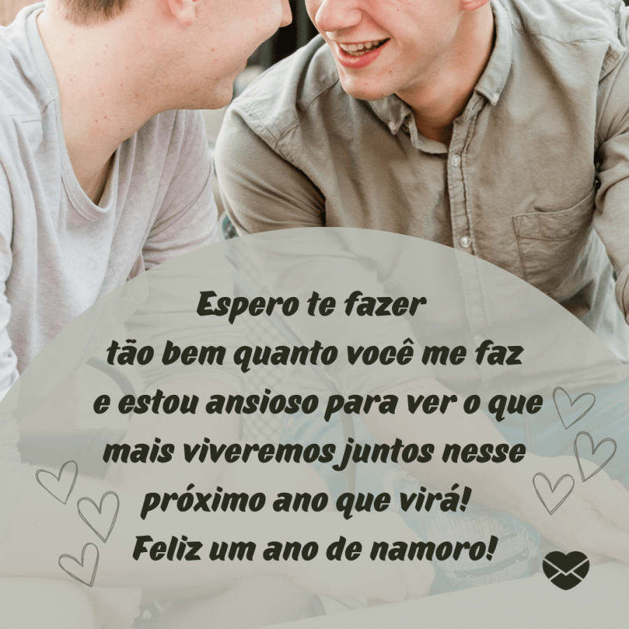 Mensagens para celebrar 12 meses de namoro