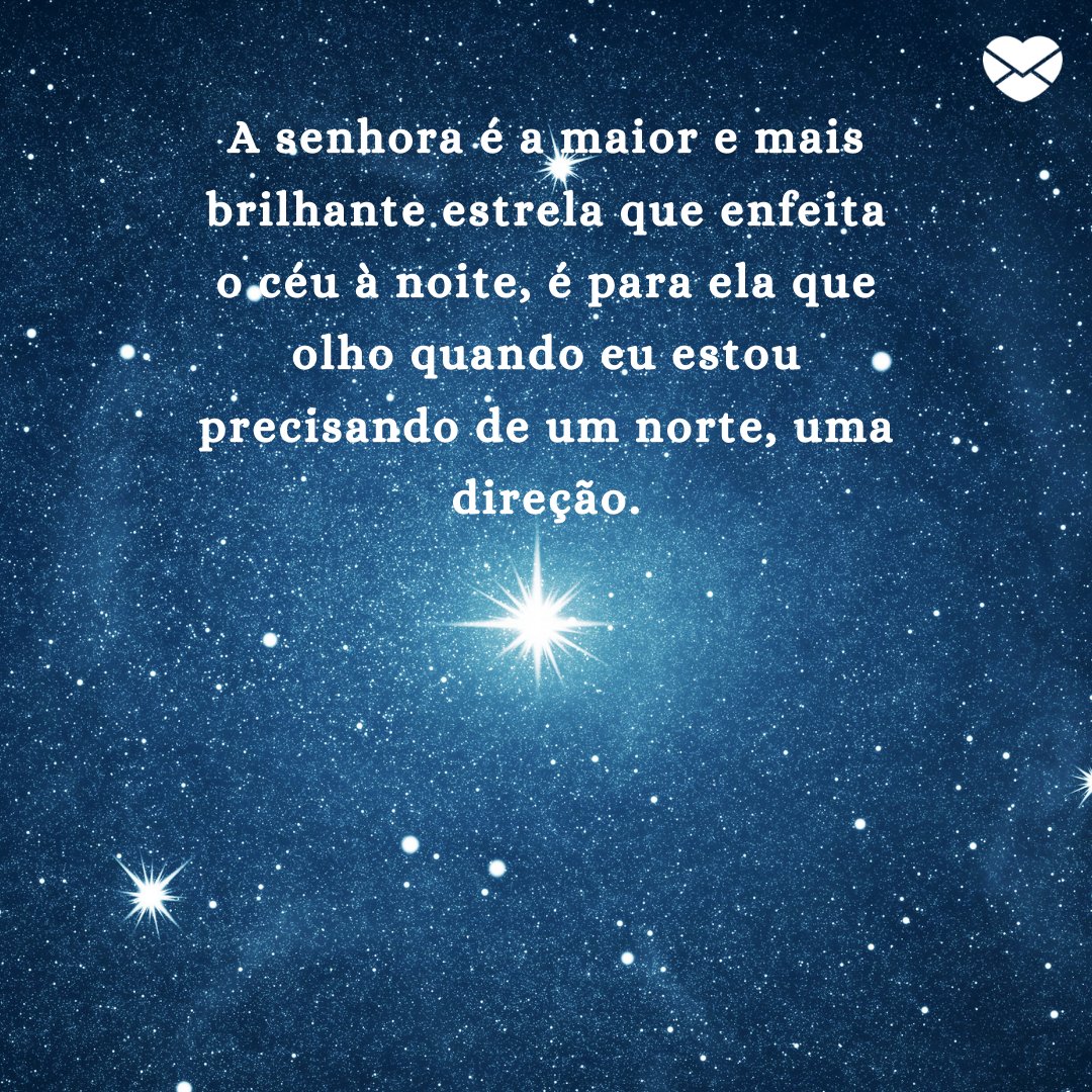 Robertsrob / Getty Images Pro / Canva / Mensagens com amor 'A senhora é a maior e mais brilhante estrela que enfeita o céu à noite, é para ela que olho quando eu estou precisando de um norte, uma direção.' - Mensagens de saudade da vó