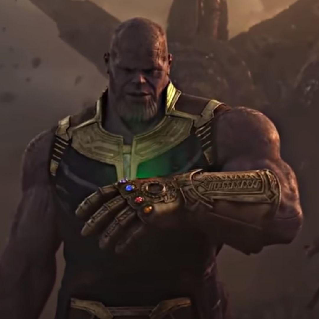 Reprodução 'Vingadores: Guerra Infinita' / Marvel Studios 2018 Foto de Josh Brolin como o personagem Thanos