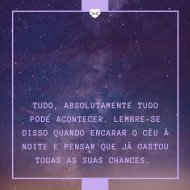 Tudo é possível