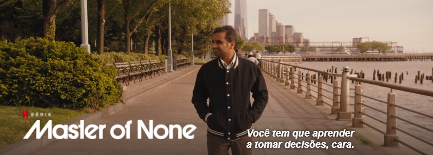 Imagem de uma cena do trailer da série Master of None