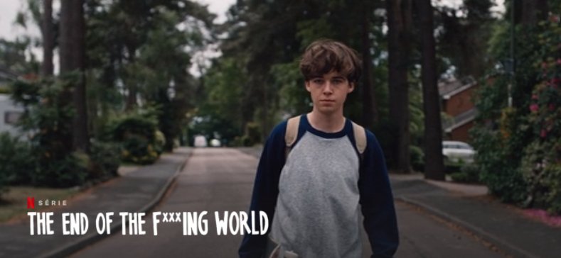 Imagem de uma cena do trailer da série The End of the F***ing World