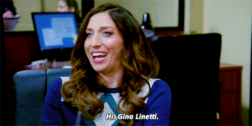 Giphy Giphy de personagem Gina da série Brooklyn 99