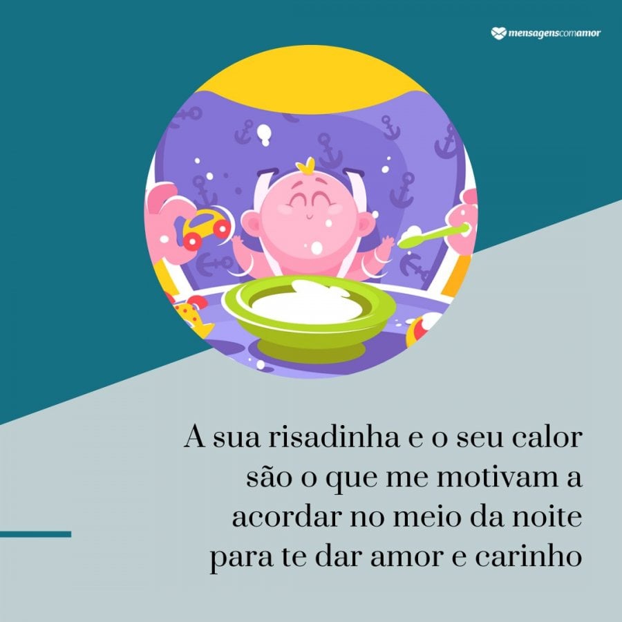 Mensagens para bebê de 6 meses: Espalhe muito amor e carinho