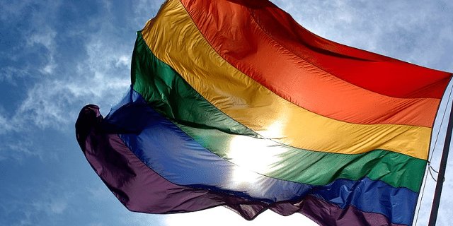 Bandeira do orgulho LGBT.