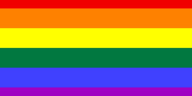 Bandeira do orgulho LGBT.