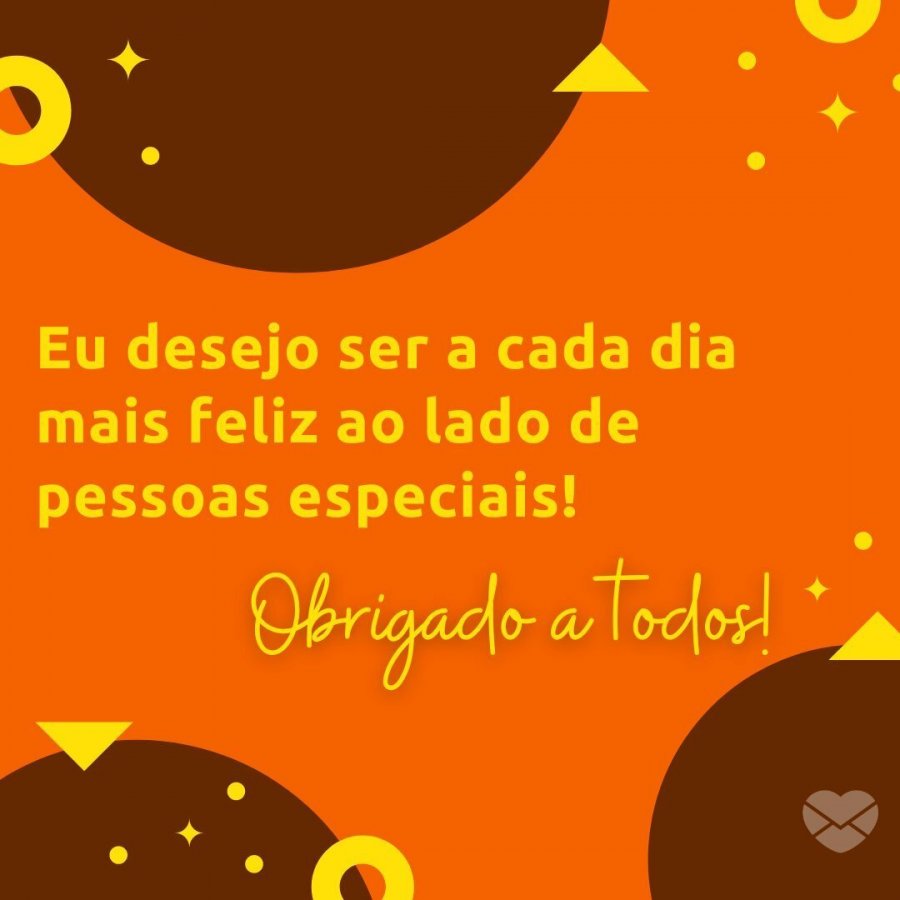 Obrigada pelas felicitações: agradeça a quem te parabenizou!