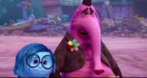 Reprodução Disney Pixar Tristeza e Bing-Bong conversando com Alegria