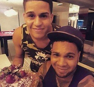 Reprodução Foto Rodriguinho e filho.