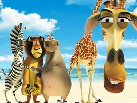 Animais protagonistas do filme Madagascar