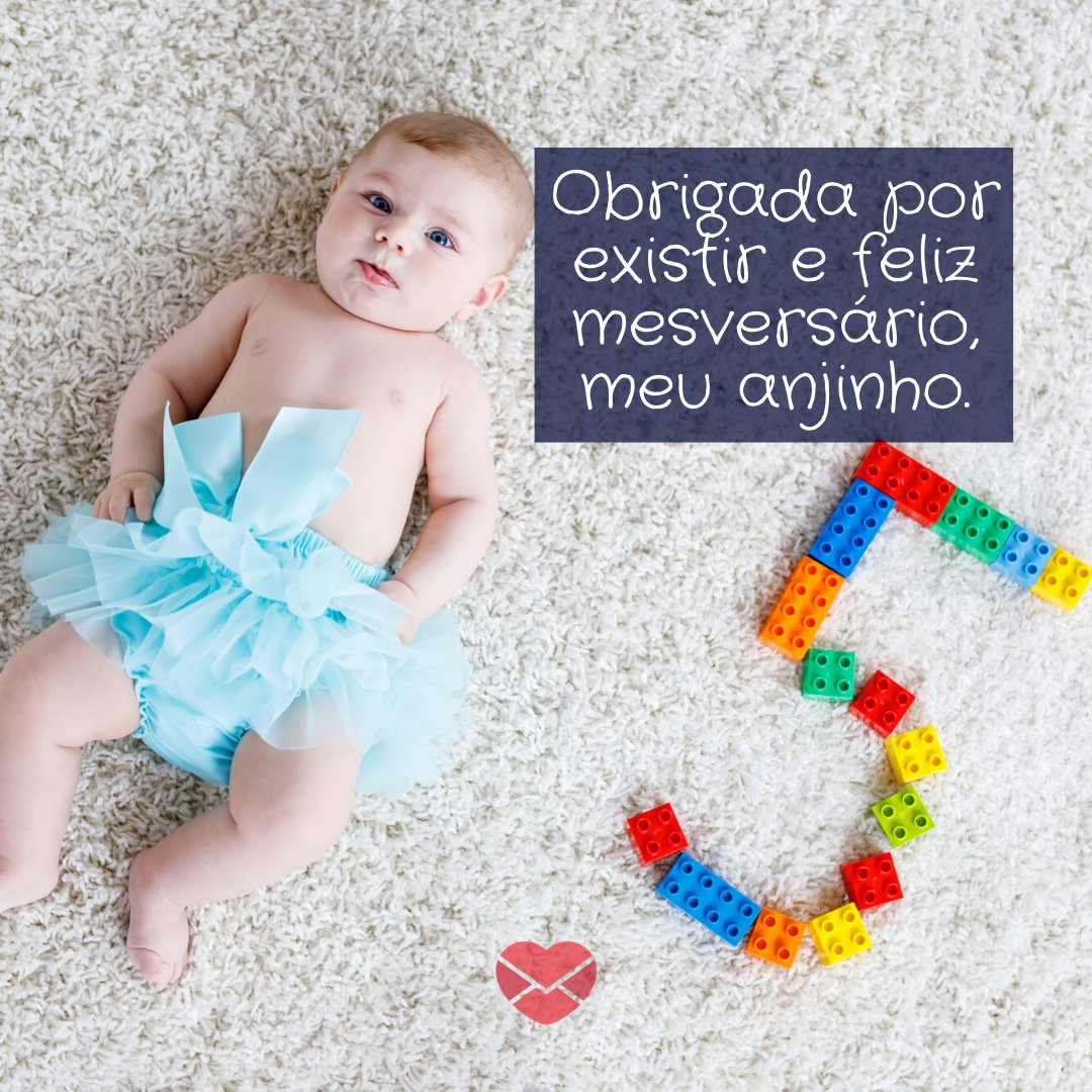 123rf/Canva/Mensagens com Amor 'Obrigada por existir e feliz mesversário, meu anjinho.' - Mensagens para mêsversário de bebê de 5 meses