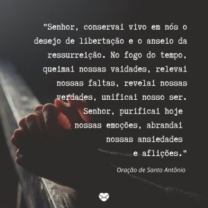 Mensagens com Amor ' Senhor, conservai vivo em nós o desejo de libertação e o anseio da ressurreição. (...)' - Dia de São Conrado