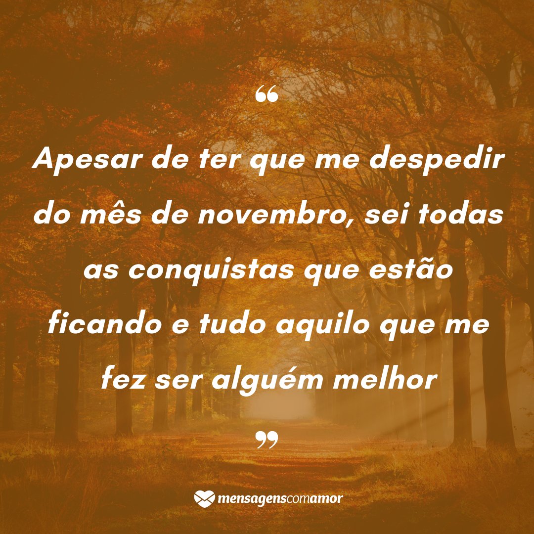 Tchau, novembro! Venha saudar o novo mês que está chegando Tchau, novembro! Venha saudar o novo mês que está chegando