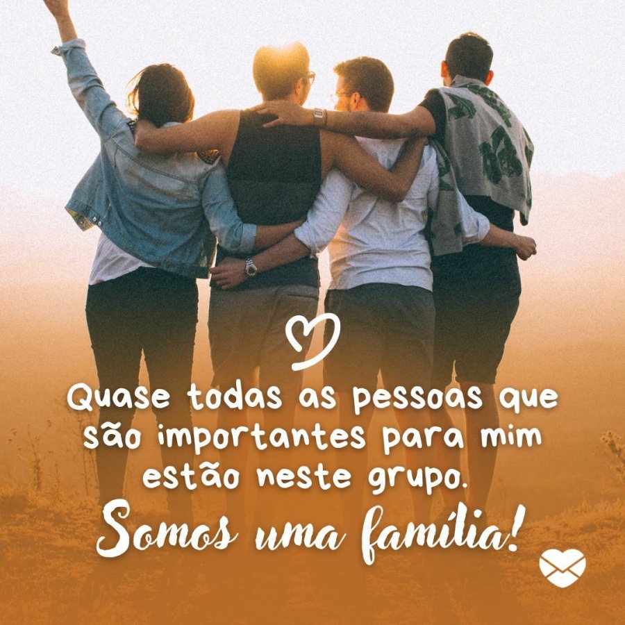 Mensagens para grupo de WhatsApp com os amigos