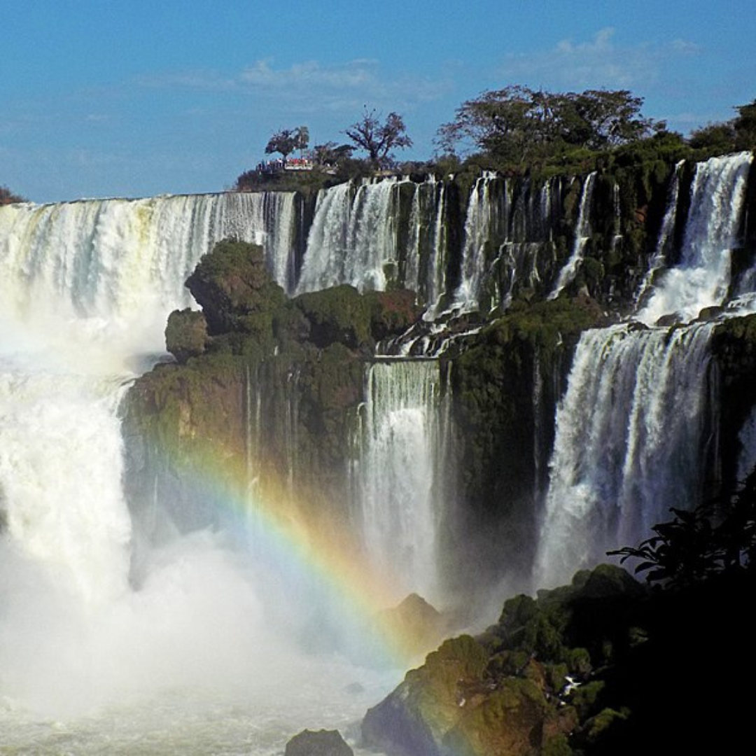 Cataratas no Parque Nacional do Iguaçu.