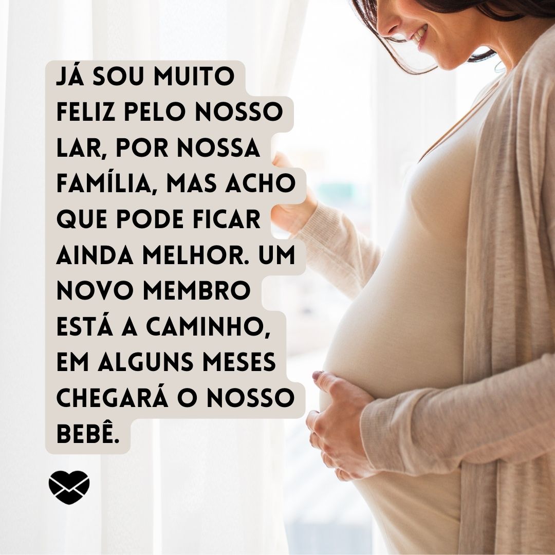 Mensagens para surpreender o marido e dizer que está grávida Mensagens para surpreender o marido e dizer que está grávida