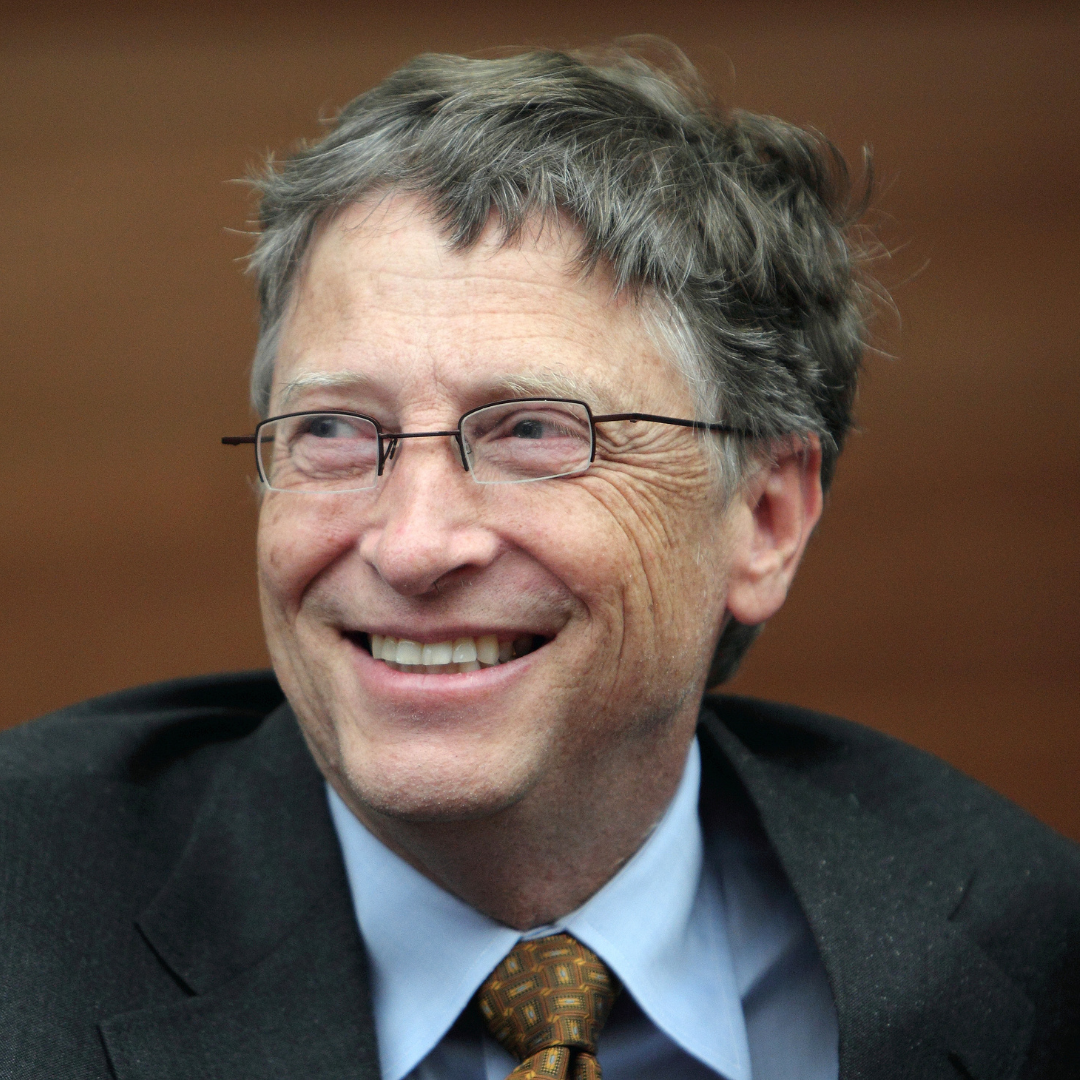 Bill Gates em reunião