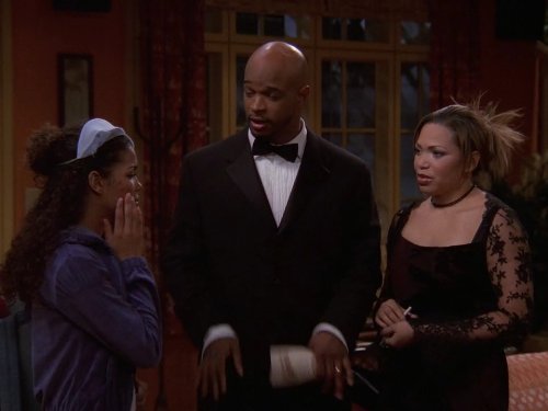 Personagem Michael conversando com sua esposa e sua filha, em cena da série Eu, a Patroa e as Crianças.