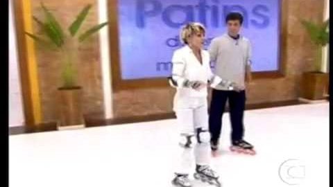 Thumb do vídeo: Ana maria Braga cai ao vivo andando de patins