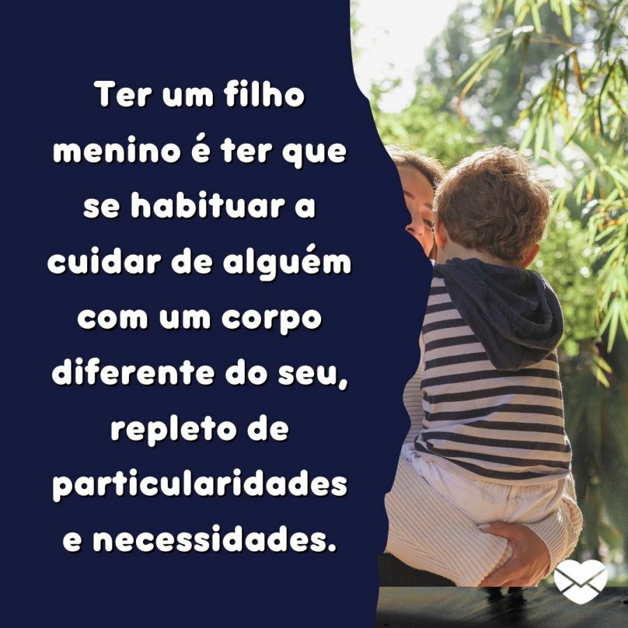 12 lindas frases para mãe de meninos