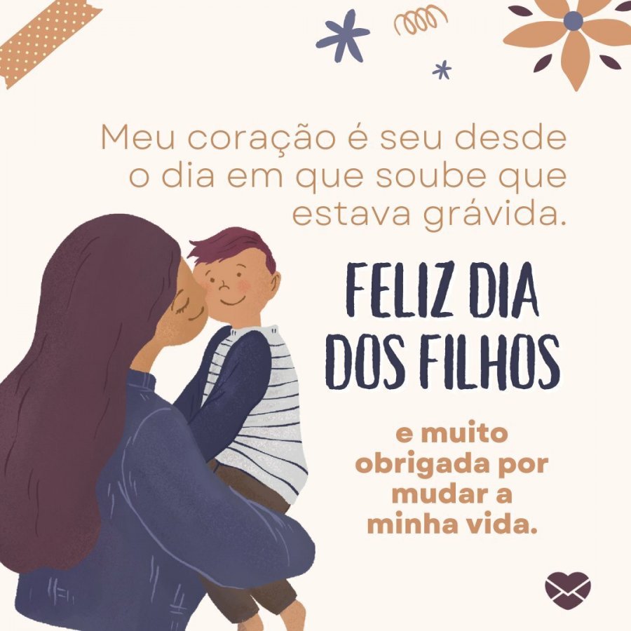 Mensagens especiais para celebrar o Dia dos Filhos