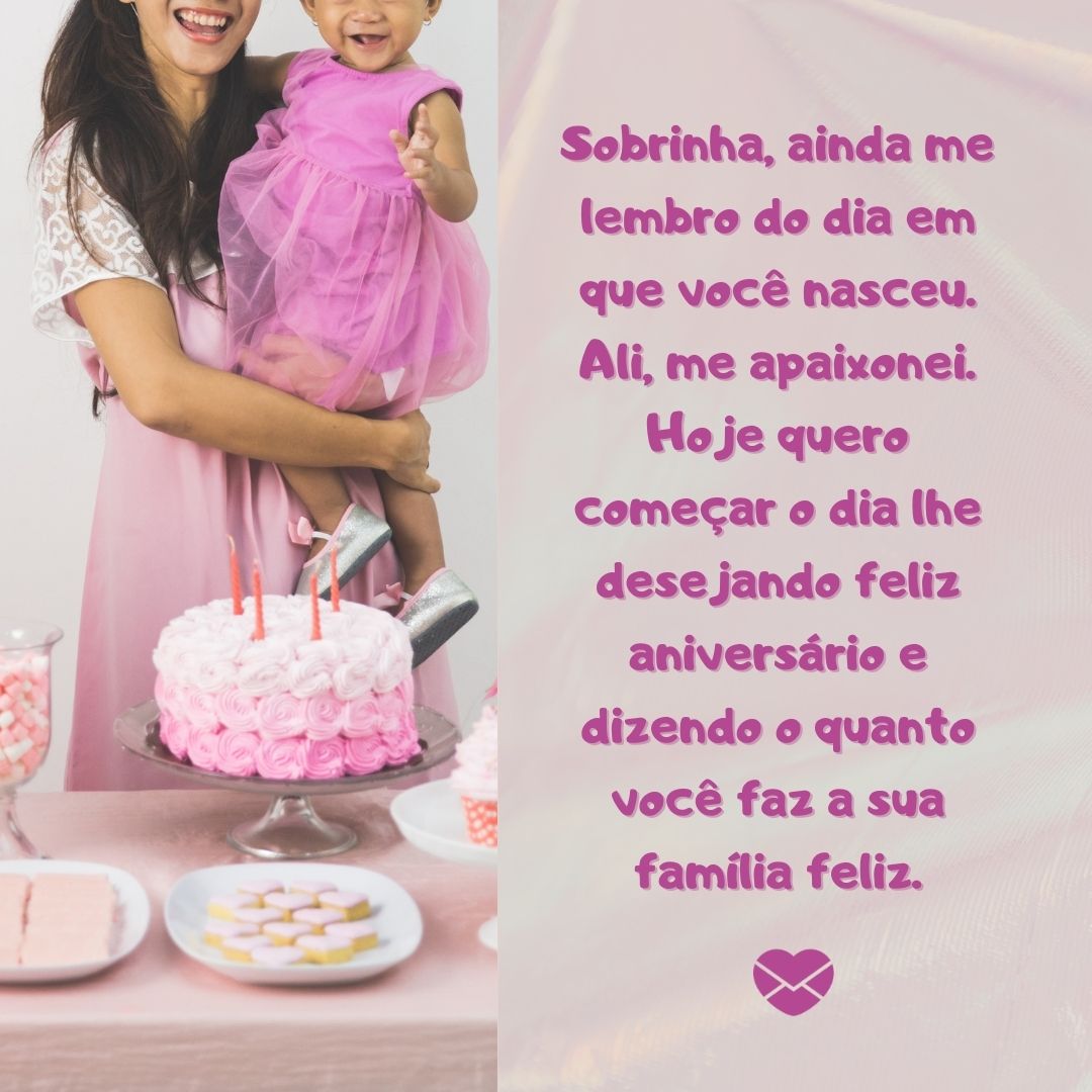 Você nos enche de orgulho - Frases de aniversário para sobrinha - Sobrinha Você nos enche de orgulho - Frases de aniversário para sobrinha - Sobrinha