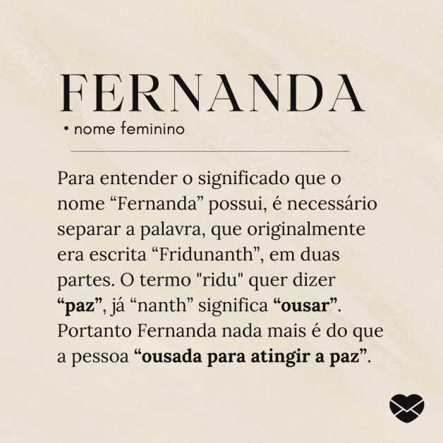 Significado do nome Fernanda: origem, frases e mais