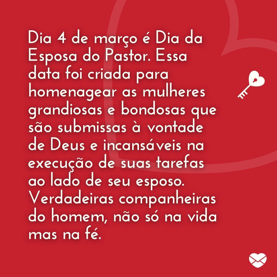 Dia da Esposa do Pastor – mulheres guiadas por Deus