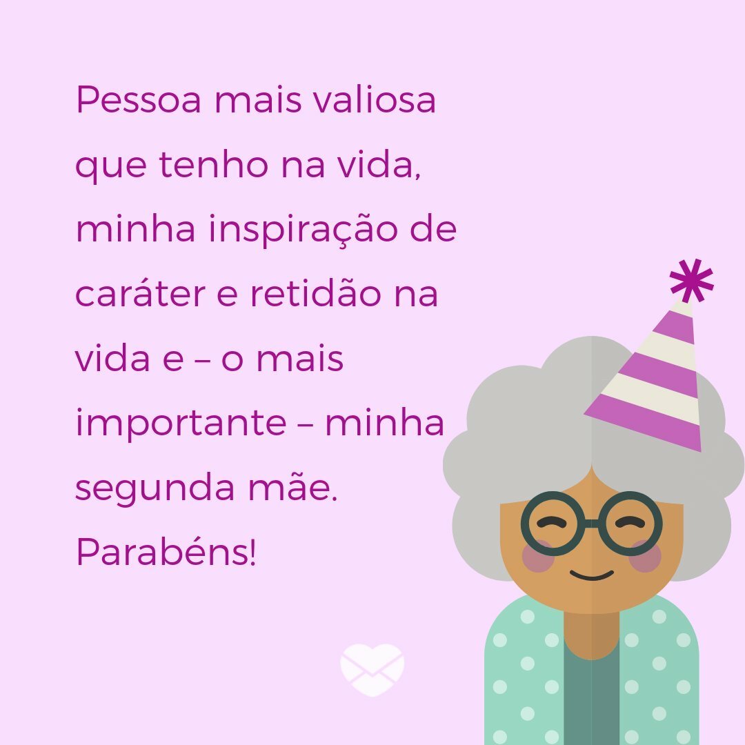 Aniversário de vó - Mensagem de aniversário escrita - Aniversário