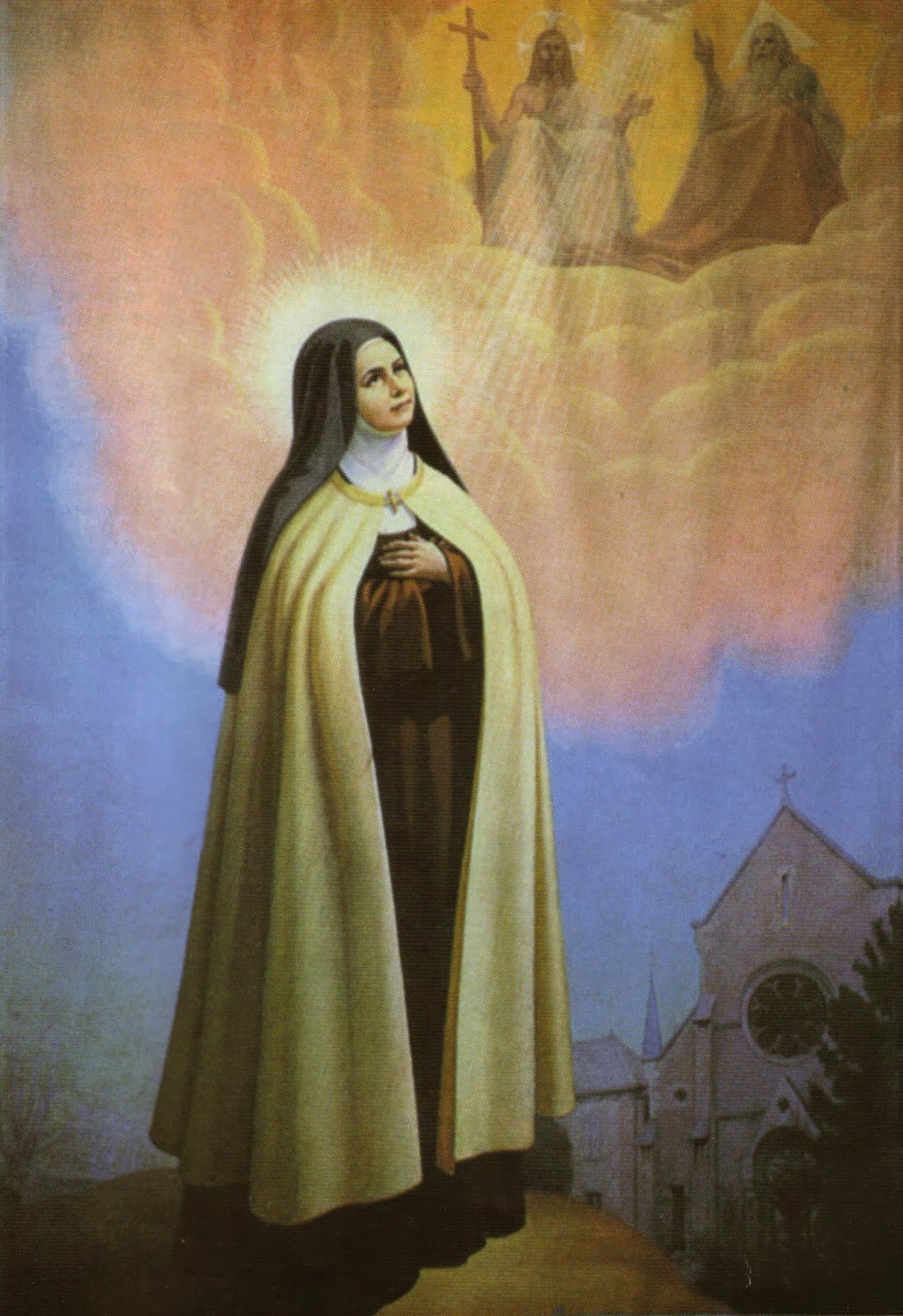 Ilustração de Santa Elisabete da Trindade
