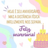 'Hoje é seu aniversário, mas a distância física infelizmente nos separa. Feliz aniversário, meu anjo!' - Mensagem de aniversario tumblr para amiga