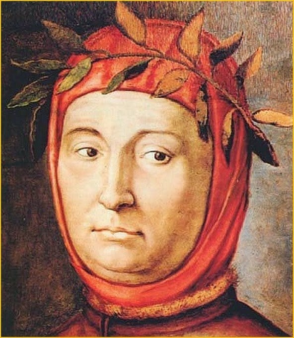 Pintura de Francesco Petrarca.